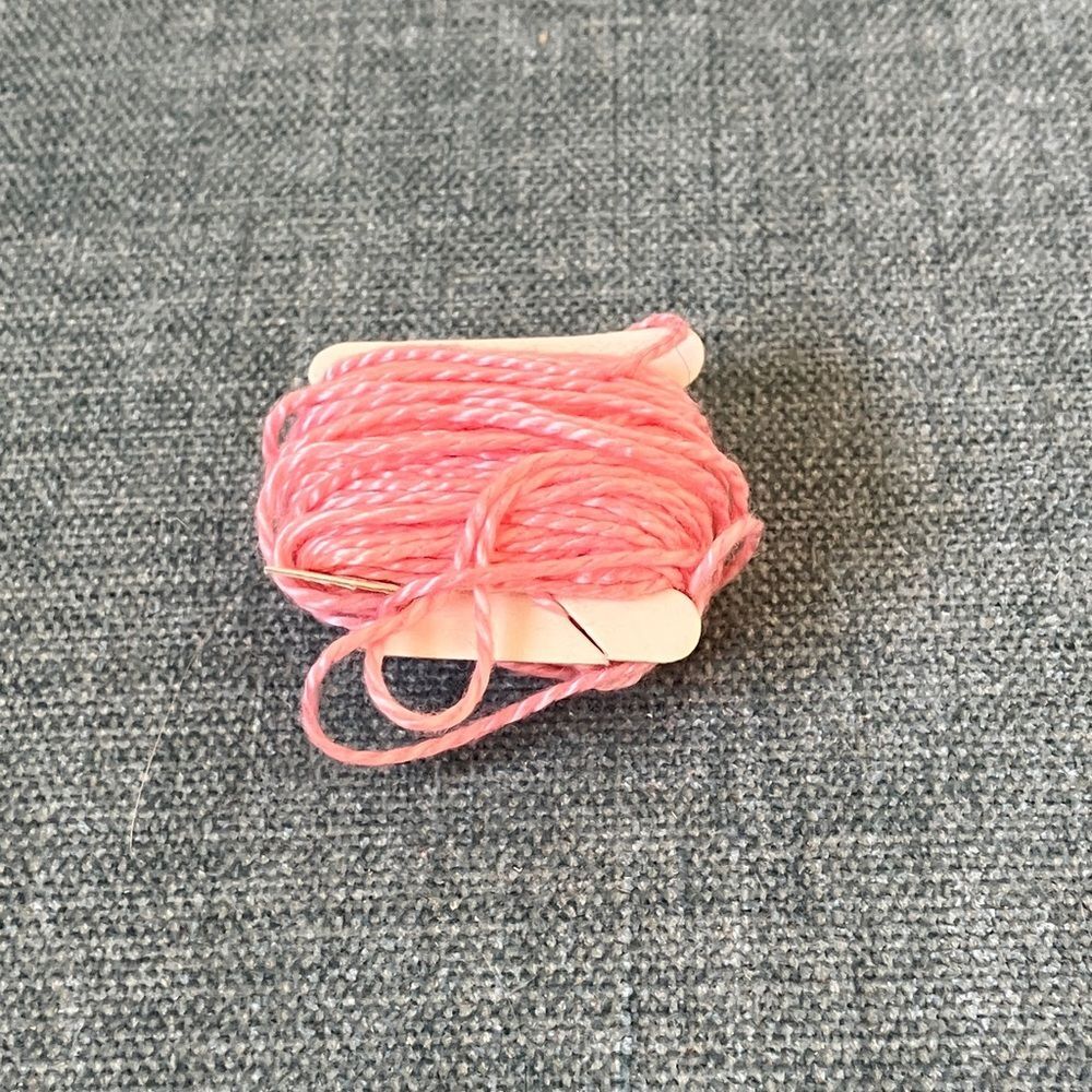 Pink Needlepoint Thread Yarn